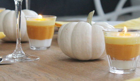 Houzz TV: Candy-Corn Candles for Halloween or Anytime