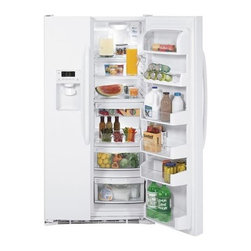 GE White Side by Side Refrigerator - Products
