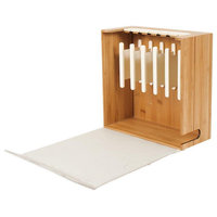 Cord Corral Cable and Cord Organizer, Zen, With New 8-A/C + 3 Usb Power Strip