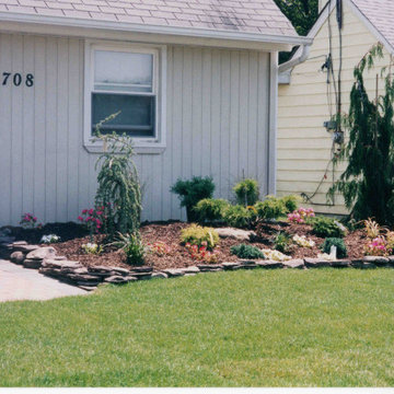 Front Walkway and Landscaping, Sod Lawn and Irrigation