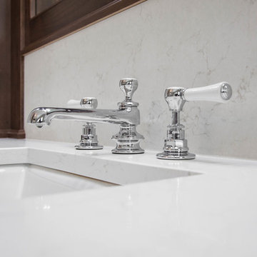 Contemporary Floor to Ceiling Tiled Master Bathroom