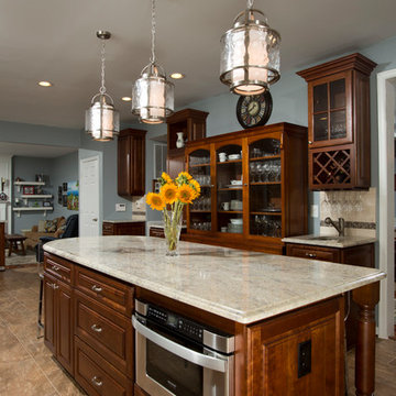 Addition Provided an In-Law-Suite,New Bedrooms for Teens,and a Gourmet Kitchen