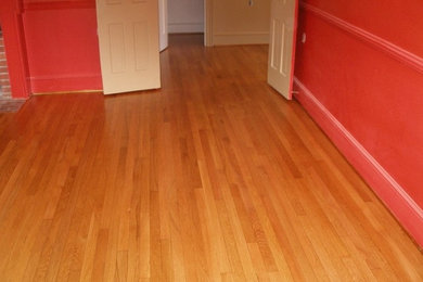 Martin floor project with satin finish
