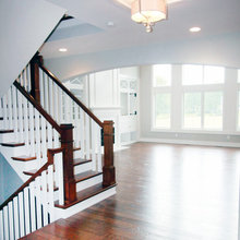 stairs and open family room