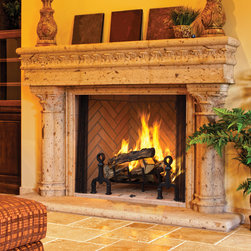 Georgian - Wood Burning Fireplace Collection by Astria - Indoor Fireplaces