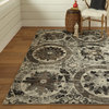 Weave & Wander Perry Rug, Stone, 5'x8'