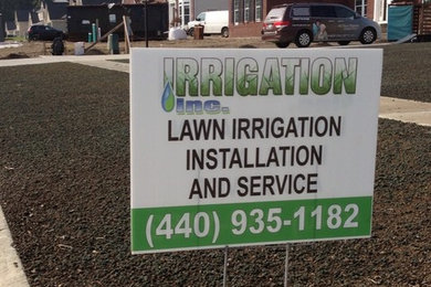 New irrigation system installations