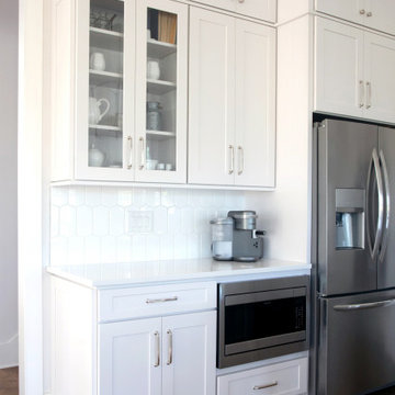 Craftsman White Kitchen | Arrington Cabinetry