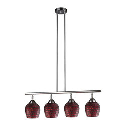 Elk Lighting - Elk Lighting 10153/4PC-CPR Island Lighting Celina - Kitchen Island Lighting