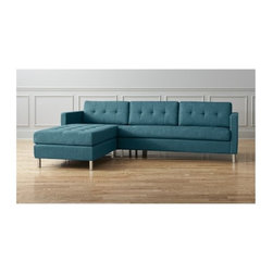 ditto II peacock sectional sofa | CB2 - Sectional Sofas