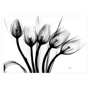 "Marching Tulips" Frameless Free Floating Panel Graphic Wall Art, 32"x48"