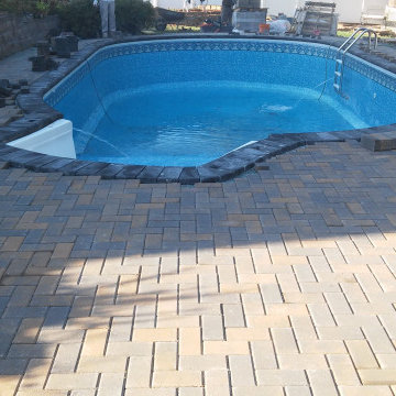 Pool Flagstone Patio , Flagstone Patio , Flagstone Patio , Brick Wall
