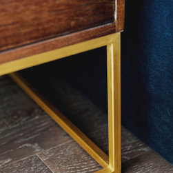 Warm Contemporary Home - Nightstands And Bedside Tables