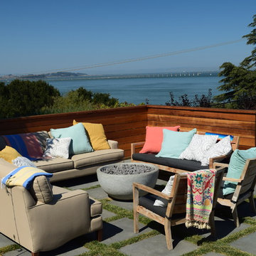 Bluestone patio and pergola