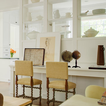 Built-in Display Cabinetry of American Revival