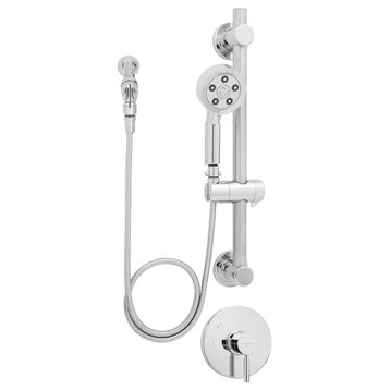 Neo 2.0 GPM Shower Combo with Slide Bar, Polished Chrome