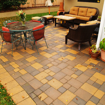 Pavers Patio with Gold, Santa Maria CA