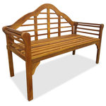 vidaXL - vidaXL Garden Bench 53.1" Solid Acacia Wood - vidaXL Garden Bench 53.1" Solid Acacia WoodvidaXL Garden Bench 53.1" Solid Acacia Wood - 42632, This 2-seater wooden garden bench is an ideal choice for relaxing and enjoying leisure time with your friends or family in the garden, on the patio or balcony. This garden bench is made of weather-resistant and highly durable solid acacia wood that has been given an oil finish to give the bench a warm color. The bench features a refined look that can instantly blend into any garden or patio decor. Assembly is easy. Take your outdoor living space to the next level with our stylish and practical bench!