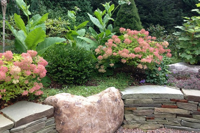 This is an example of a traditional landscaping in Burlington.