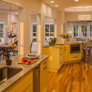 Angels Welcome - Coastal Kitchen - Custom Home in Falmouth, Cape Cod, MA