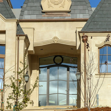 Custom Windows for French Chateaux in Los Altos Hills