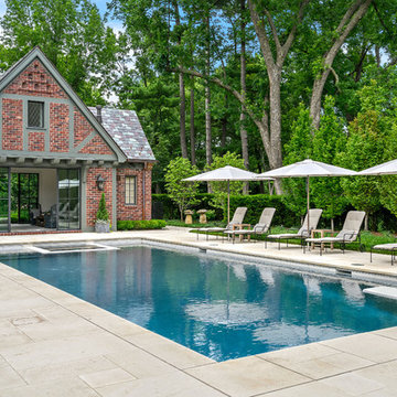 English Garden & Pool House