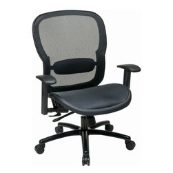 Black Executive Mesh Office Chair - Office Chairs
