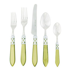 Aladdin Chartreuse Brilliant Flatware - Dinnerware