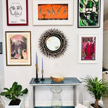 Entry way, gallery wall "wow" moment
