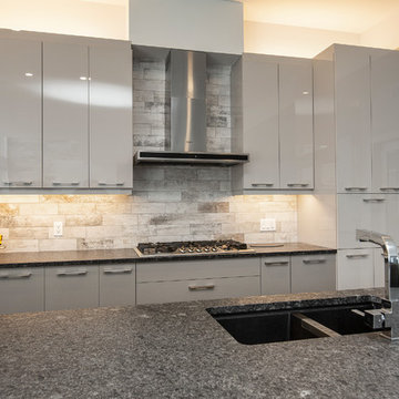 Modern Contemporary High Gloss  Warm Tones