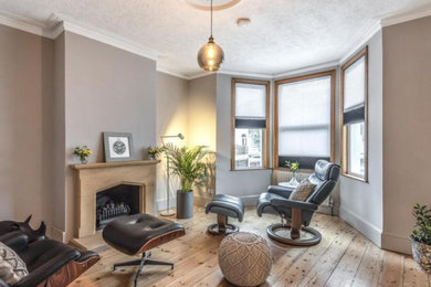 This is an example of a contemporary living room.