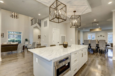 Example of a minimalist kitchen design in DC Metro
