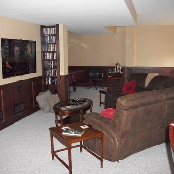 Basement Remodel English Pub Basement Bar