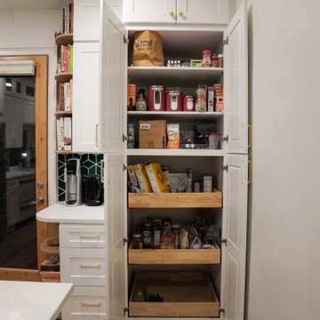 Brooklyn Brownstone Modern Luxury Green Kitchen Remodel