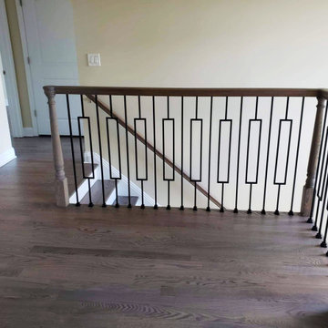 Red Oak Flooring and Custom Railings