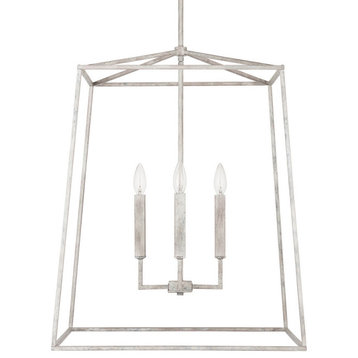 Capital Lighting 537643 Thea 4 Light 22"W Taper Candle Chandelier - Mystic Sand