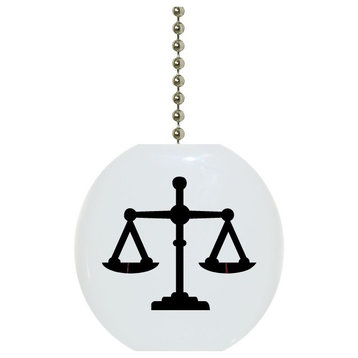 Scales of Justice Ceiling Fan Pull