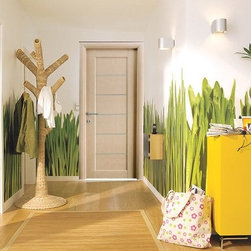 Lagoon Modern Interior Door Bleached Oak  Finish - Interior Doors
