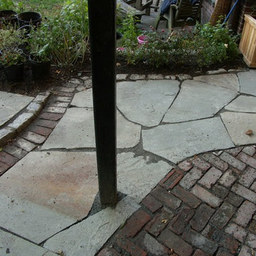 Courtyard patio landscape