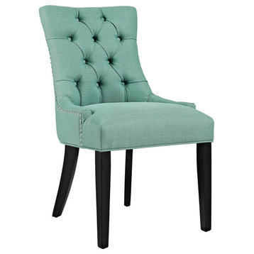 Regent Upholstered Fabric Dining Chair, Laguna