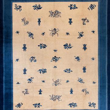 Antique Chinese Peking & NingXia Carpets#23304