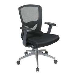 Black ProGrid High Back Executive Office Chair - Office Chairs
