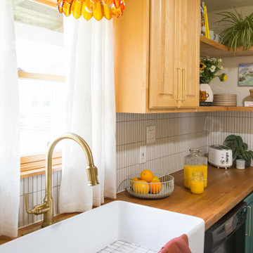 Tropical retro kitchen