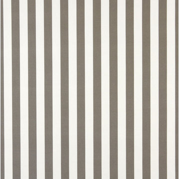 Grey, Striped Indoor Outdoor Marine Scotchgard Upholstery Fabric By The Yard