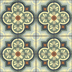 Classic Cement Tile Patterns - 床＆壁タイル