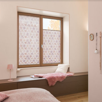 Pleated shades for Tilt + Turn Windows