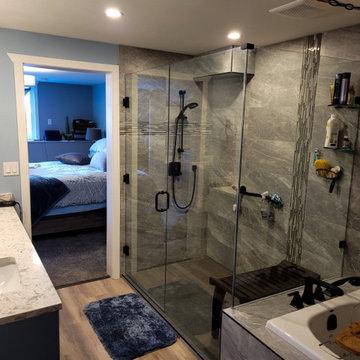 Finished secondary suite ensuite bathroom