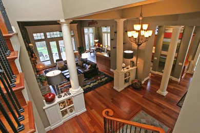 Family room - eclectic family room idea in Portland