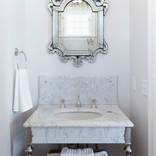 Hamptons powder room