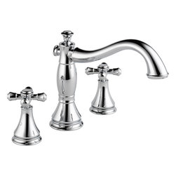 Delta Cassidy 3-Hole Roman Tub Trim - Bathtub Faucets